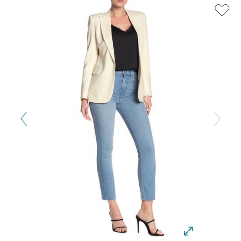 GRLFRND Reed High-Rise Slim Jeans in HOLDING ON